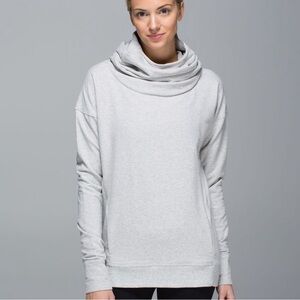 Lululemon Stress Less Hoodie
Heathered Light Grey / Silver Spoon NWOT